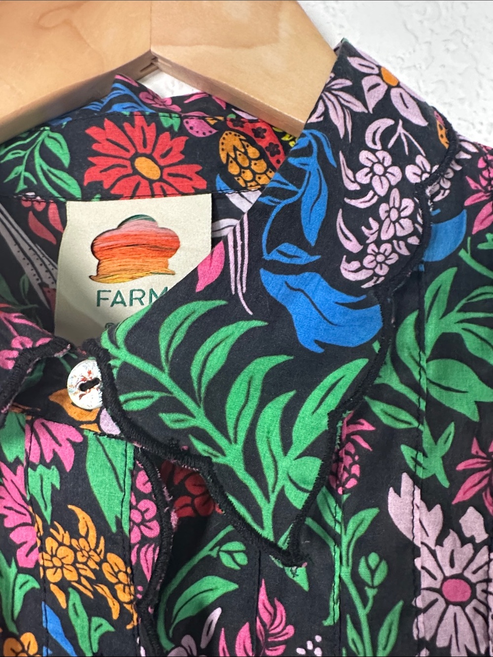 Farm Rio Tropical Garden Blouse - Picture 10 of 10